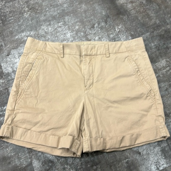 Vince Pants - Vince Kacki Chino Cuffed Shorts 12